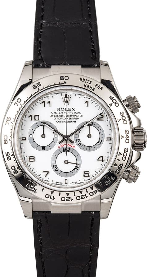 rolex daytona cosmograph white gold 2017|rolex daytona white gold for sale.